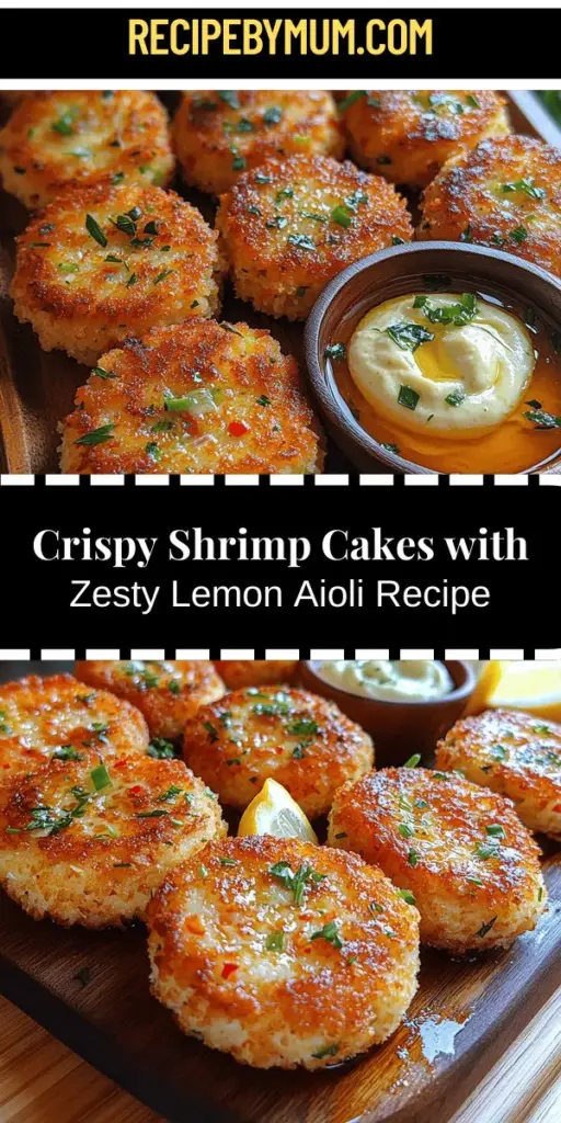 Discover the delicious world of Crispy Shrimp Delights paired with a zesty lemon aioli that will excite your taste buds! This recipe combines tender shrimp cakes with a perfectly crispy exterior and a tangy dipping sauce, making it a fantastic choice for any occasion, from cozy family dinners to impressive appetizers. Learn about the key ingredients, preparation steps, and cooking techniques to master this crowd-pleasing dish that’s both flavorful and versatile. Dive into a culinary adventure today!