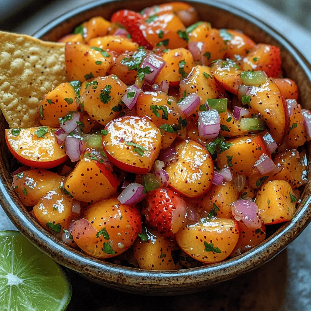 As the sun shines bright and the days grow warmer, there's nothing quite like the refreshing taste of summer salsa. The Sweet Summer Bliss Salsa is a vibrant dish that encapsulates the essence of the season, bursting with the flavors of ripe fruits and fresh herbs. This salsa is more than just a side dish; it’s a celebration of summer's bounty, combining the sweetness of peaches and strawberries with a kick of spice, making it a perfect accompaniment for everything from grilled meats to garden salads.