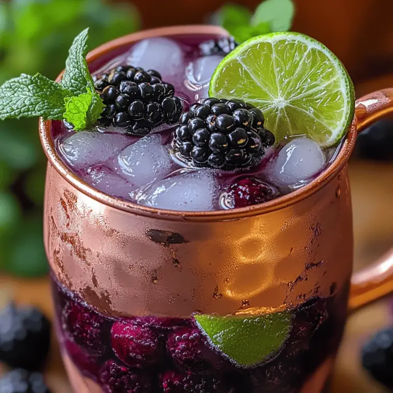 In recent years, cocktail culture has experienced a renaissance, with mixologists and home enthusiasts alike exploring a vibrant array of ingredients and flavors to craft refreshing drinks that tantalize the palate. Whether you're celebrating a milestone, hosting a delightful brunch, or simply enjoying a summer gathering with friends, the right cocktail can elevate any occasion. Enter the Blackberry Champagne Mule, a drink that harmoniously blends the effervescence of champagne with the sweet, tart delights of fresh blackberries and a hint of zesty lime.