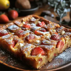 As the warm weather graces us with longer days and the vibrant colors of spring and summer bloom, there's nothing quite like the joy of baking with seasonal ingredients. One delightful way to celebrate the flavors of the season is by making Strawberry Lemon Blondies. These sweet treats perfectly balance the bright tartness of lemons with the luscious sweetness of fresh strawberries, creating a dessert that is both refreshing and indulgent.