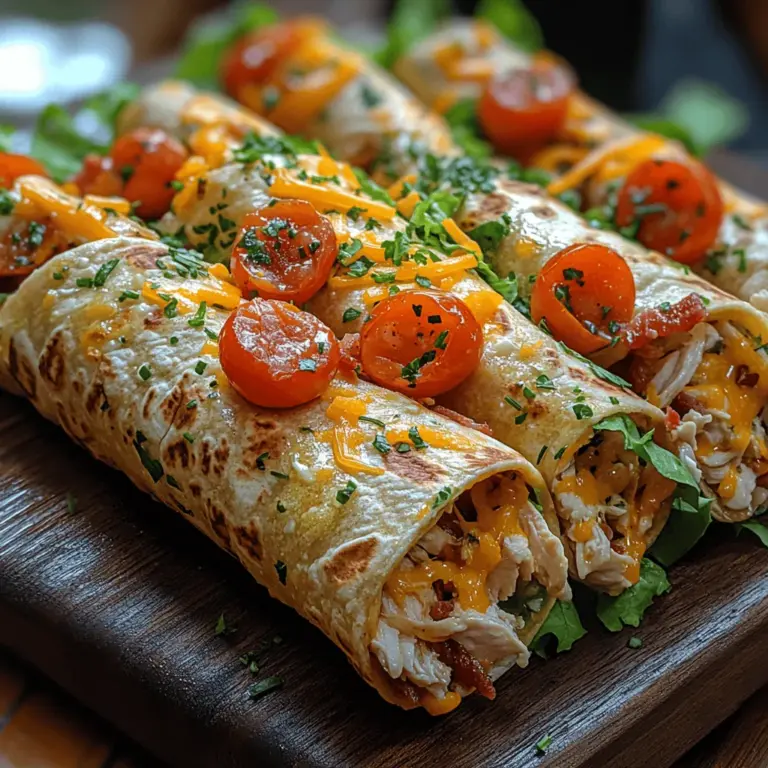In today's fast-paced world, wraps have emerged as a popular meal option, seamlessly blending convenience with flavor. Whether you're looking for a quick lunch to pack for work, a light dinner, or a delightful addition to a picnic spread, wraps offer a satisfying and versatile solution. Among the myriad of wrap recipes available, the Crispy BLT Chicken Salad Wraps stand out for their fresh flavors and satisfying crunch. This delightful dish combines classic ingredients from a beloved BLT sandwich with the heartiness of chicken salad, resulting in a meal that is both delicious and fulfilling.