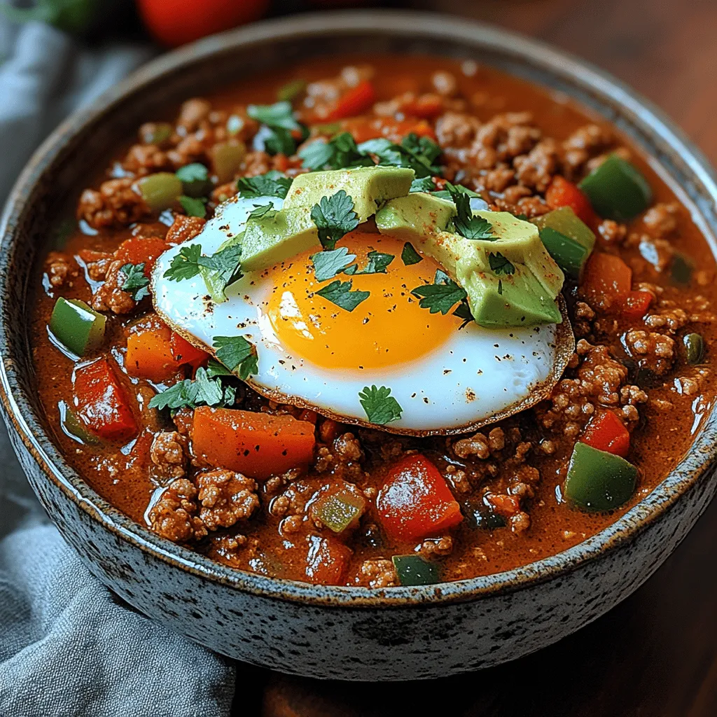 The trend of savory breakfasts has been gaining momentum in recent years, with many people opting for heartier meals to kickstart their day. Morning Spice Chili & Eggs taps into this trend beautifully, offering a unique twist on traditional breakfast fare. The balance of flavors and textures in this dish is what makes it truly exceptional. The warmth of the chili, the creaminess of the eggs, and the crunch of fresh garnishes create a harmonious blend that is both satisfying and invigorating.