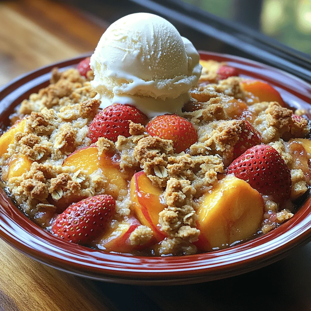 As the summer sun warms the air, the vibrant colors and sweet aromas of fresh produce beckon us to the kitchen. One of the most delightful ways to celebrate the season is through a scrumptious dessert, and nothing embodies the essence of summer quite like a Peach and Strawberry Crisp. This recipe, aptly named 