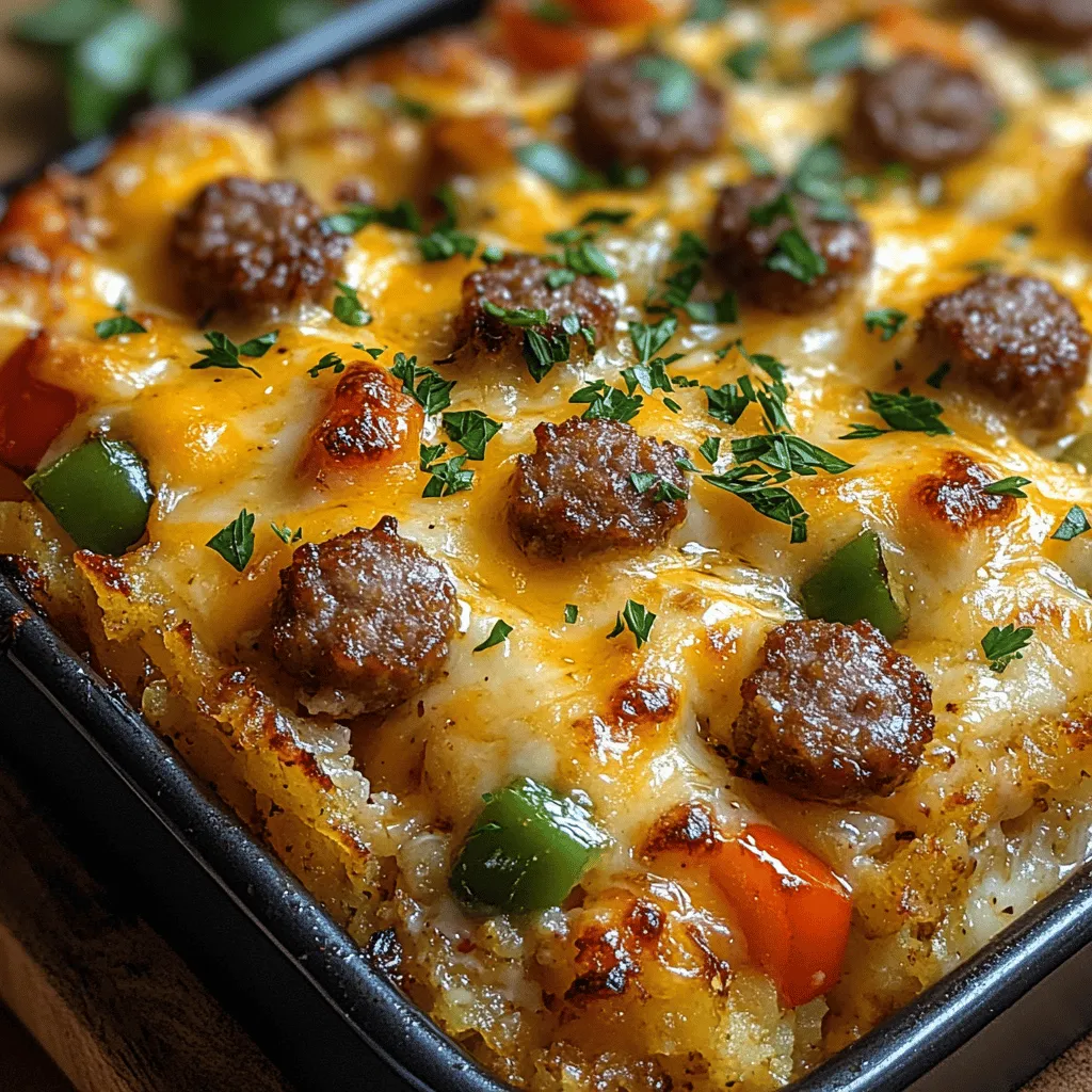 Breakfast is often hailed as the most important meal of the day, and what better way to start your morning than with a hearty and delicious breakfast casserole? The Wake-Up Wonder Savory Sausage Breakfast Casserole is a perfect blend of flavors and textures, packed with protein and veggies, making it an ideal choice for families or gatherings. This versatile dish can be prepped ahead of time and baked fresh in the morning, ensuring a satisfying meal that everyone will love.