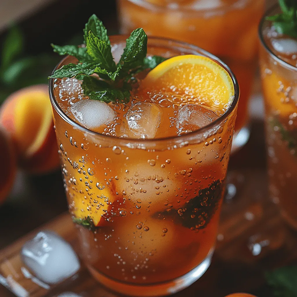 To create the perfect Sparkling Peach Lemonade, it’s essential to understand the key ingredients that contribute to its deliciousness. Each component plays a vital role in achieving that ideal balance of sweetness, acidity, and fizz. Here’s a closer look at what you’ll need: