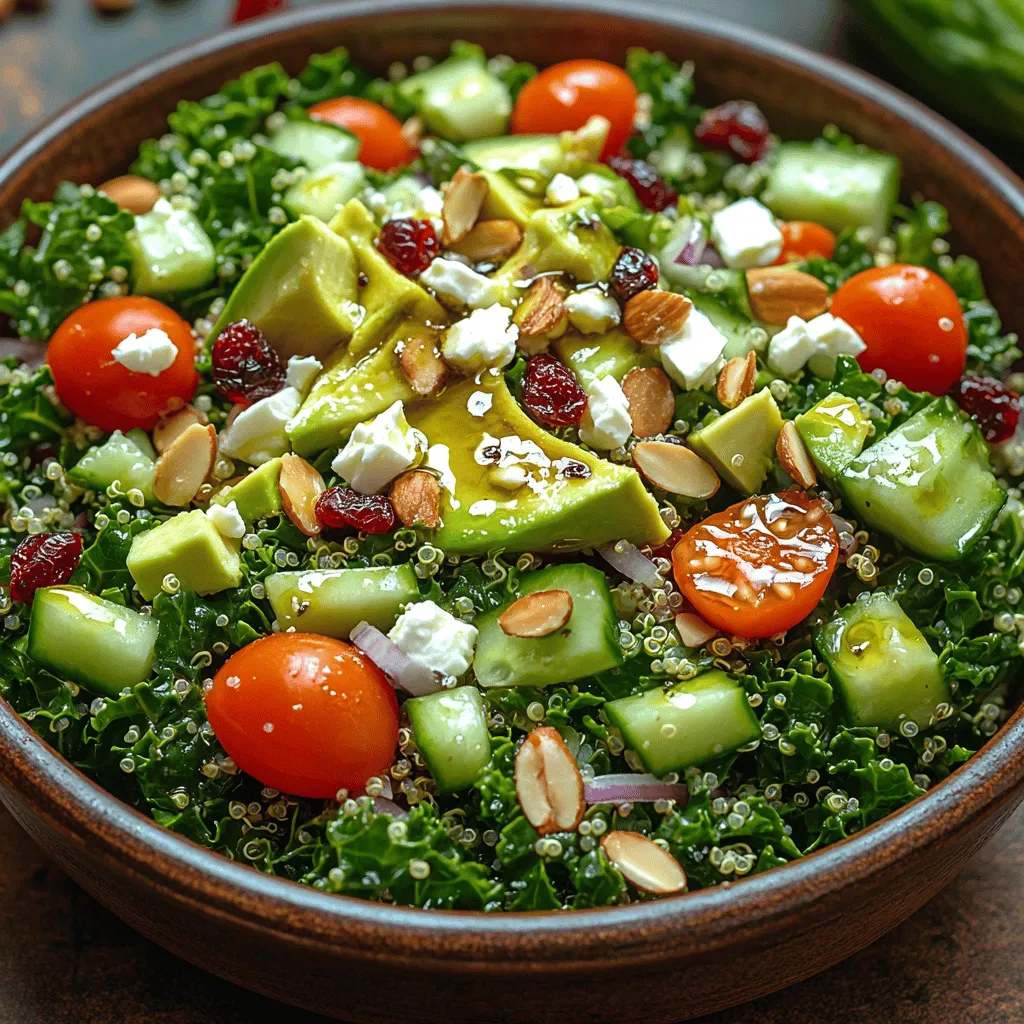 In recent years, there has been a significant shift towards healthier eating habits, with superfoods taking center stage in our diets. These nutrient-dense foods not only provide essential vitamins and minerals but also contribute to overall well-being. Among the most celebrated of these superfoods are kale and quinoa, both of which are powerhouses of nutrition and flavor. The Kale & Quinoa Power Salad has emerged as a favorite among health enthusiasts and culinary adventurers alike. This delightful dish is not just a salad; it's a celebration of fresh ingredients that come together to create a colorful and satisfying meal.