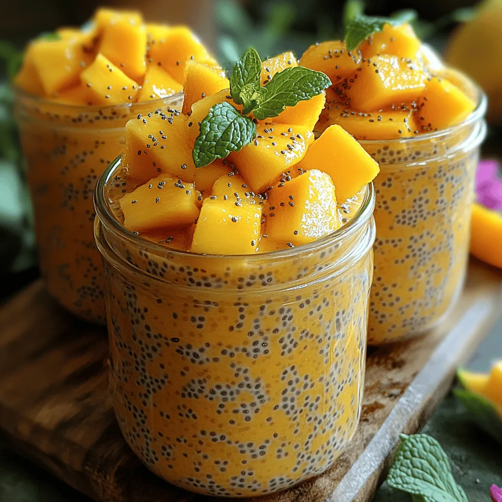 In recent years, chia pudding has soared in popularity as a go-to healthy dessert option that balances indulgence with nutrition. This versatile dish is celebrated not only for its delightful texture but also for its ability to be customized with a myriad of flavors and ingredients. Among these, mango stands out as a vibrant, tropical fruit that brings both sweetness and a host of health benefits to the table. The combination of chia seeds and luscious mango in the Mango Bliss Chia Pudding offers a refreshing treat that is not only easy to prepare but also packed with essential nutrients.
