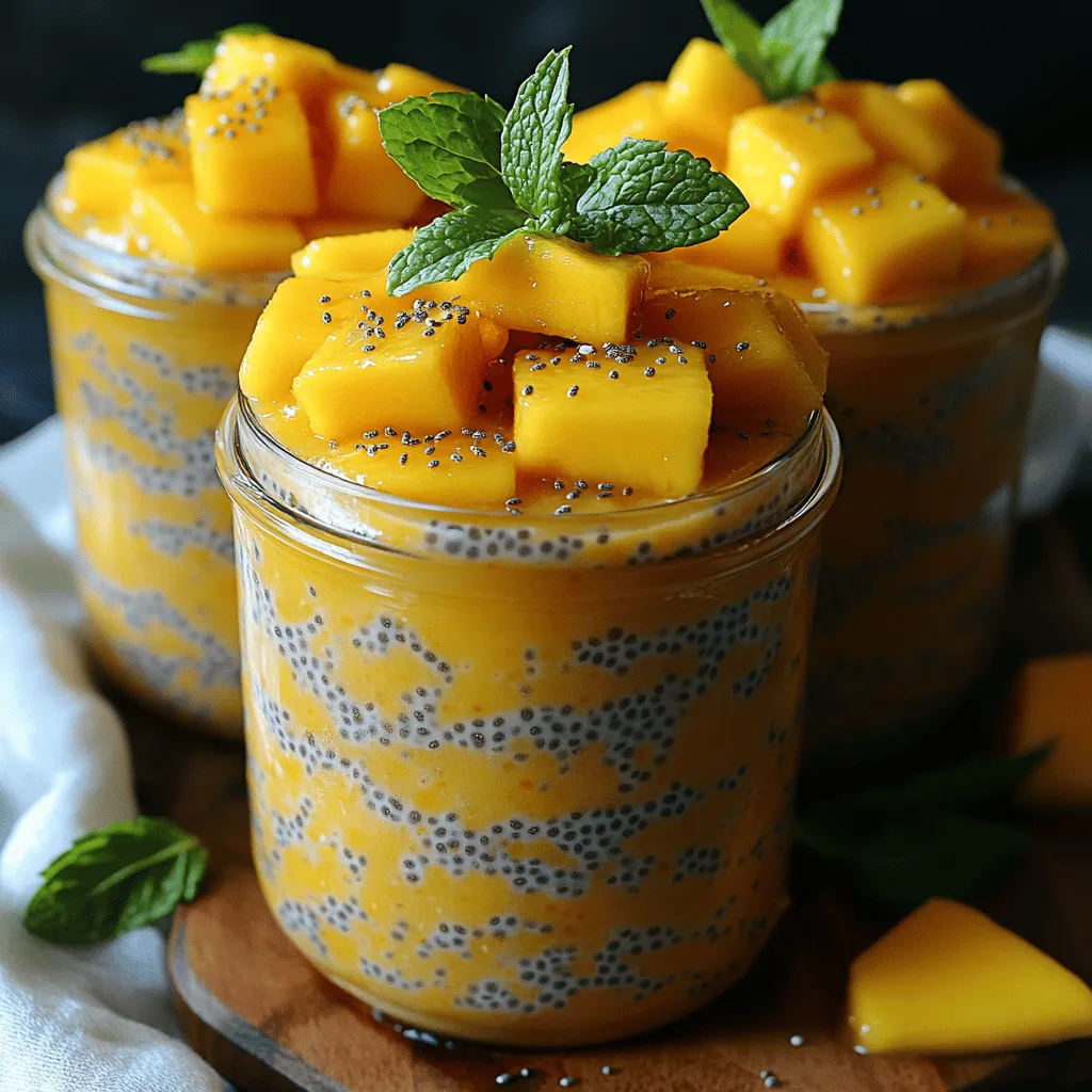 In recent years, chia pudding has soared in popularity as a go-to healthy dessert option that balances indulgence with nutrition. This versatile dish is celebrated not only for its delightful texture but also for its ability to be customized with a myriad of flavors and ingredients. Among these, mango stands out as a vibrant, tropical fruit that brings both sweetness and a host of health benefits to the table. The combination of chia seeds and luscious mango in the Mango Bliss Chia Pudding offers a refreshing treat that is not only easy to prepare but also packed with essential nutrients.