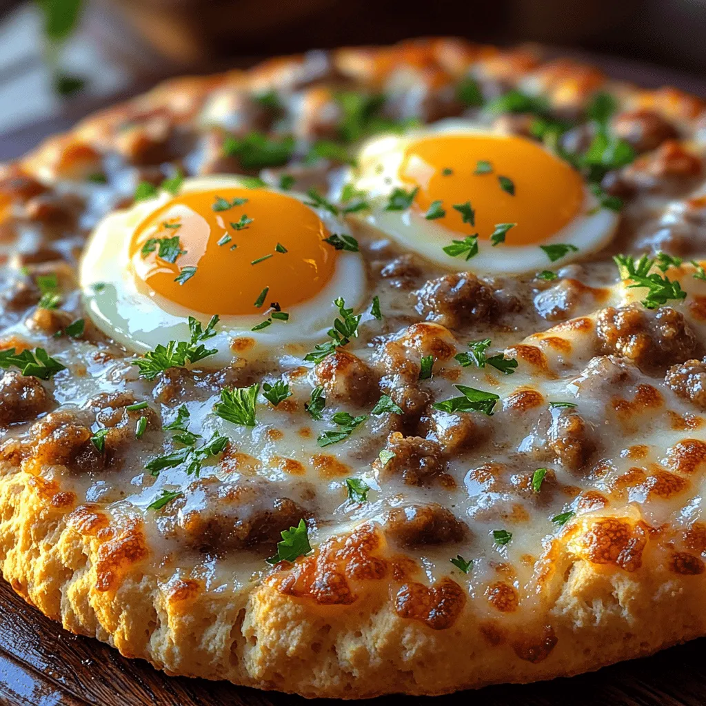 In the realm of breakfast foods, few combinations evoke as much comfort and satisfaction as biscuits and gravy. This classic Southern dish, with its rich flavors and hearty textures, has long been a staple at breakfast tables across America. However, innovative cooks have taken this beloved dish and given it a delightful twist: we proudly present the Breakfast Bliss – Biscuits & Gravy Pizza. This unique breakfast pizza unites a flaky biscuit crust with a savory sausage gravy and gooey cheese, transforming the traditional breakfast experience into a fun and shareable meal. Whether you're hosting a family gathering or indulging in a lazy weekend brunch, this recipe is sure to impress and satisfy.