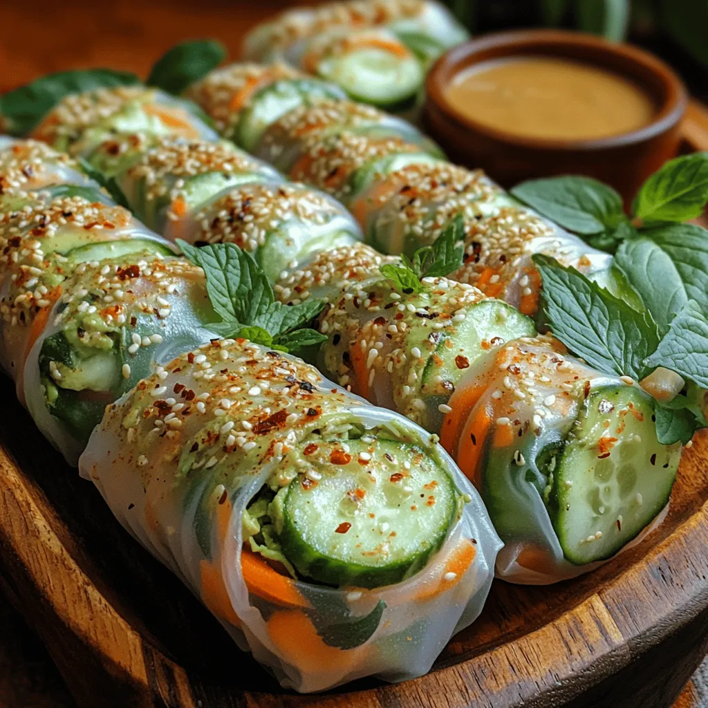 As the days grow longer and the sun shines brighter, many of us crave light, refreshing meals that celebrate the season's bounty. Enter summer rolls: a delightful culinary creation that has surged in popularity as a go-to option for health-conscious eaters and food enthusiasts alike. These translucent, rice paper-wrapped delights are filled with fresh vegetables and proteins, making them not just a treat for the taste buds but also a feast for the eyes. Among the myriad of summer roll variations, the Smashed Avocado Summer Rolls stand out as a vibrant and nutritious recipe that's perfect for summer gatherings, picnics, or even a quick weeknight dinner.