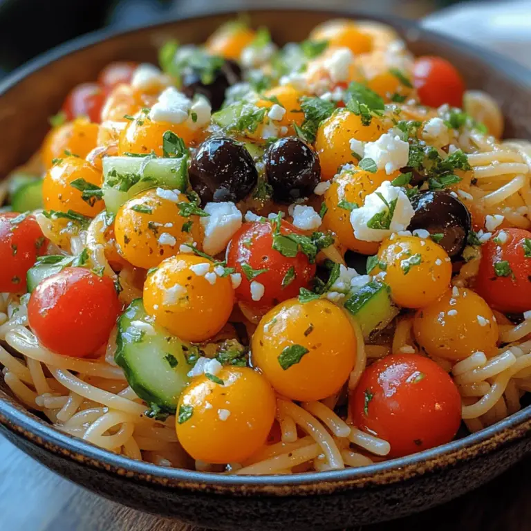 As the temperature rises and the sun shines brighter, our cravings shift towards refreshing, light meals that can keep us cool. Chilled pasta salads have become a quintessential dish for warm-weather gatherings, offering a delightful mix of flavors and textures that are both satisfying and nourishing. One such vibrant option is the Chilled Garden Delight Spaghetti Salad. Bursting with colorful vegetables and coated in a tangy dressing, this salad not only pleases the palate but also nourishes the body.