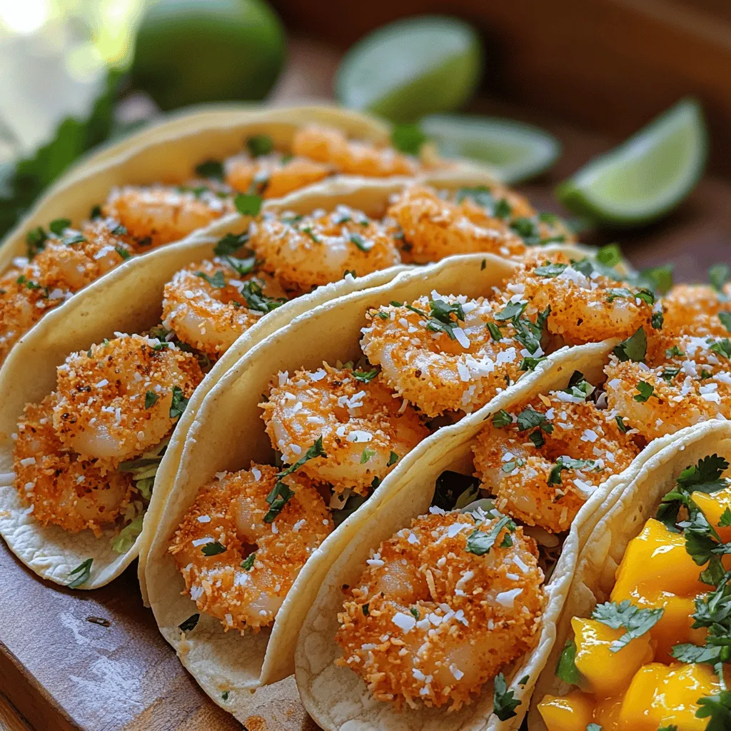 If you're looking to transport your taste buds to a tropical paradise, look no further than crispy coconut shrimp tacos. This dish combines the crunch of perfectly fried shrimp coated in sweet, toasty coconut with the fresh, vibrant flavors that tacos are known for. The allure of coconut shrimp tacos lies not just in their exquisite taste but also in their ability to bring a touch of the beach to your dining table, making them perfect for a casual get-together or a fun weeknight dinner.