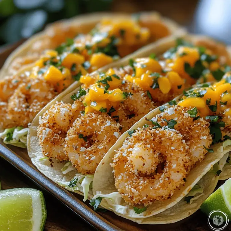 If you're looking to transport your taste buds to a tropical paradise, look no further than crispy coconut shrimp tacos. This dish combines the crunch of perfectly fried shrimp coated in sweet, toasty coconut with the fresh, vibrant flavors that tacos are known for. The allure of coconut shrimp tacos lies not just in their exquisite taste but also in their ability to bring a touch of the beach to your dining table, making them perfect for a casual get-together or a fun weeknight dinner.