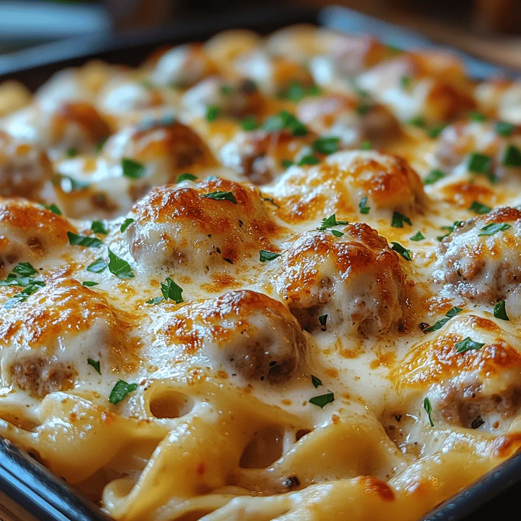 Welcome to the world of comforting and delicious home-cooked meals with our Swedish Meatball Noodle Bake. This dish seamlessly combines the classic flavors of Swedish meatballs with the satisfying texture of creamy noodles, creating a delightful meal that appeals to everyone at the dinner table. As families gather around for nourishing meals, this recipe stands out as a perfect choice for a cozy weeknight dinner or a dish that can impress guests during special occasions.