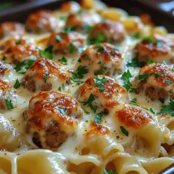 Welcome to the world of comforting and delicious home-cooked meals with our Swedish Meatball Noodle Bake. This dish seamlessly combines the classic flavors of Swedish meatballs with the satisfying texture of creamy noodles, creating a delightful meal that appeals to everyone at the dinner table. As families gather around for nourishing meals, this recipe stands out as a perfect choice for a cozy weeknight dinner or a dish that can impress guests during special occasions.