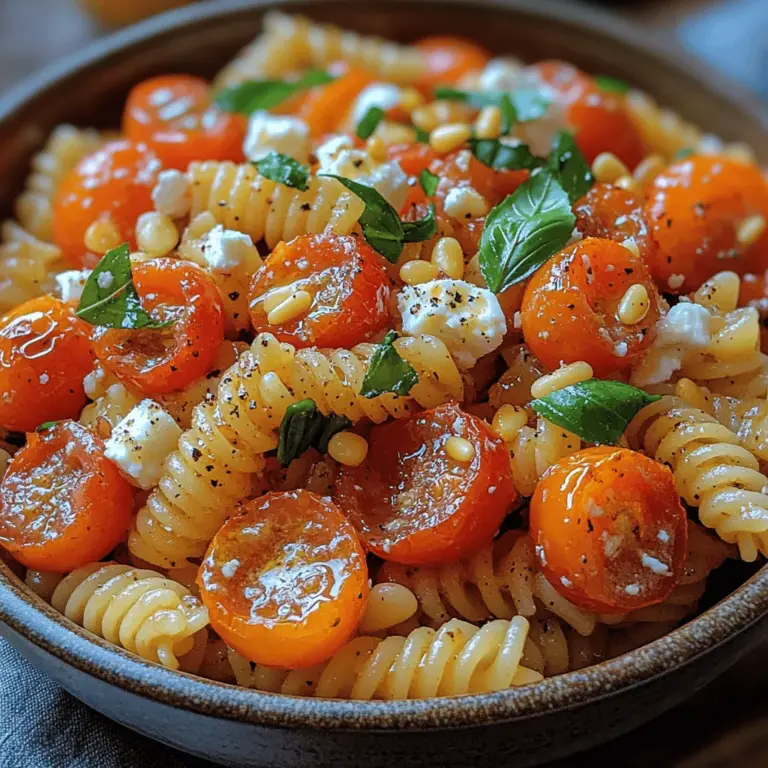 When it comes to summer meals, few dishes can rival the vibrant and refreshing appeal of a Roasted Tomato Feta Pasta Salad. This dish is a celebration of seasonal ingredients, showcasing the bright, sweet flavors of ripe tomatoes, the creamy tang of feta cheese, and the satisfying bite of perfectly cooked pasta. Whether served as a light lunch, a side dish at a barbecue, or a centerpiece at a picnic, this pasta salad is incredibly versatile.