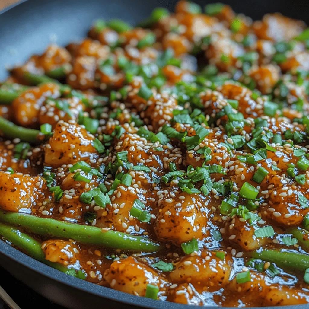 Sizzling Spicy Garlic Green Beans are a vibrant and enticing side dish that can elevate any meal. Bursting with flavors, this dish combines the crispness of fresh green beans with the boldness of garlic and a kick of heat from chili paste, making it a perfect accompaniment for both weeknight dinners and special occasions. The balance of spicy, savory, and aromatic elements creates a delightful culinary experience that will leave your taste buds craving more.
