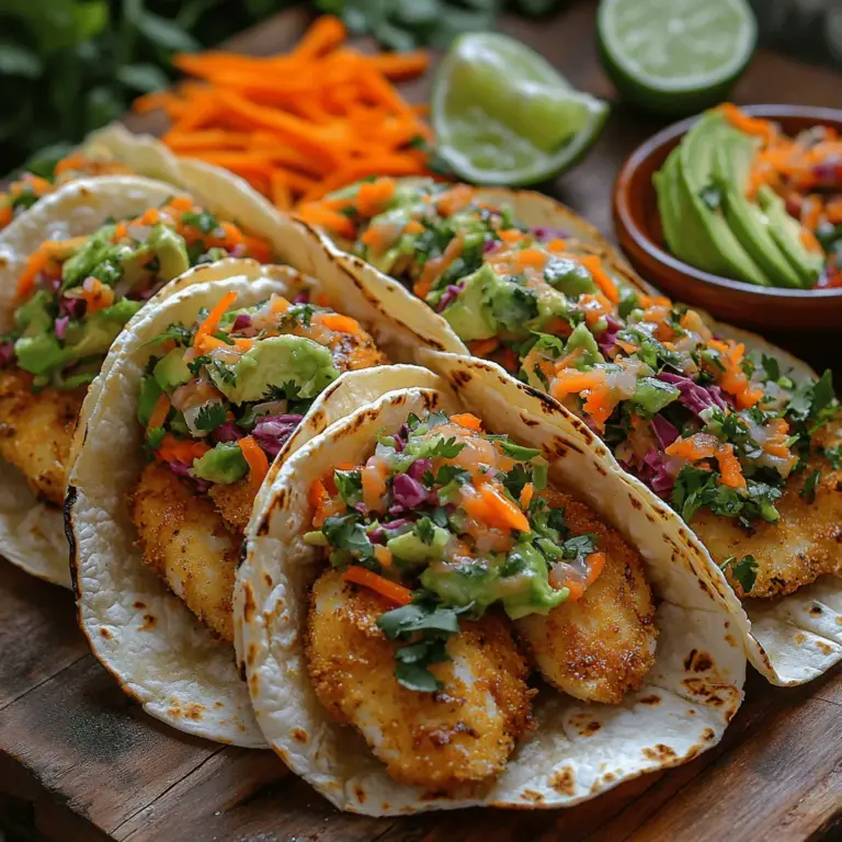 Coastal cuisine has a unique allure that captures the essence of seaside living, and few dishes embody this spirit better than fish tacos. The joy of fresh, homemade fish tacos lies not only in their delightful taste but also in their vibrant presentation and the memories they evoke of sun-kissed beaches and ocean breezes. Imagine sinking your teeth into a warm tortilla, bursting with crispy, seasoned fish, complemented by a refreshing, zesty cabbage slaw. The harmony of flavors and textures creates an unforgettable culinary experience that is perfect for gatherings, family dinners, or even a simple weeknight meal.
