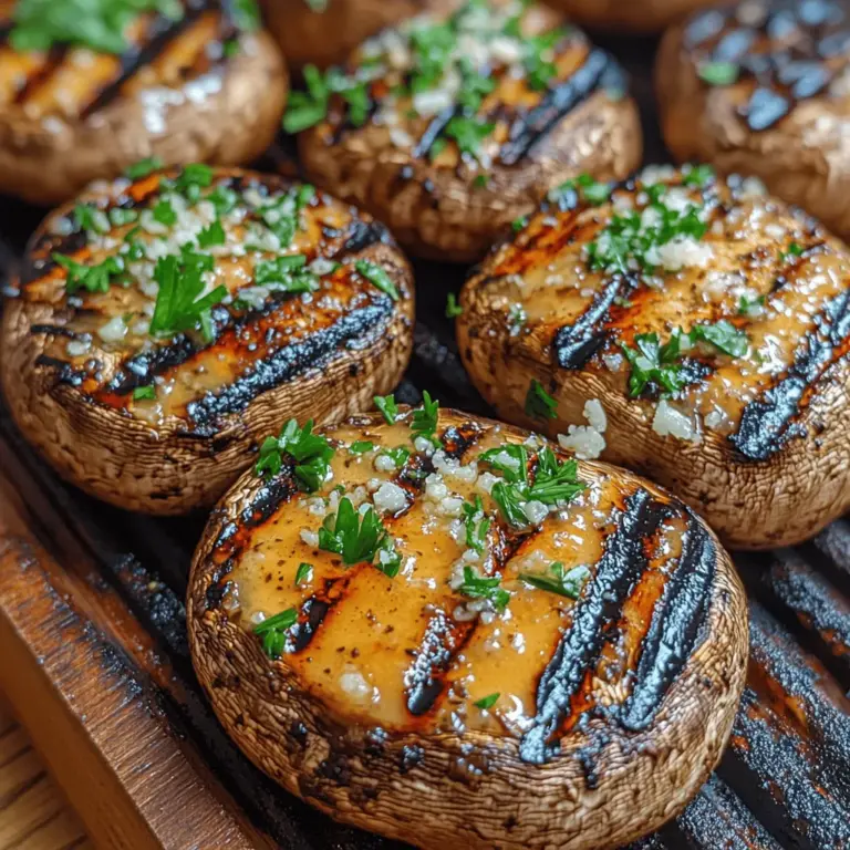 To create the perfect Savory Garlic Butter Grilled Mushrooms, it's essential to understand the key ingredients that bring this dish to life. Each component contributes its unique flavor and nutritional benefits, making the recipe not only delicious but also wholesome.