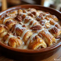The appeal of a cinnamon roll casserole lies in its simplicity and versatility. It combines the ease of using refrigerated cinnamon rolls with a rich custard mixture, creating a dish that is both comforting and satisfying. But where did this delicious treat come from, and why has it become a popular choice for breakfast?