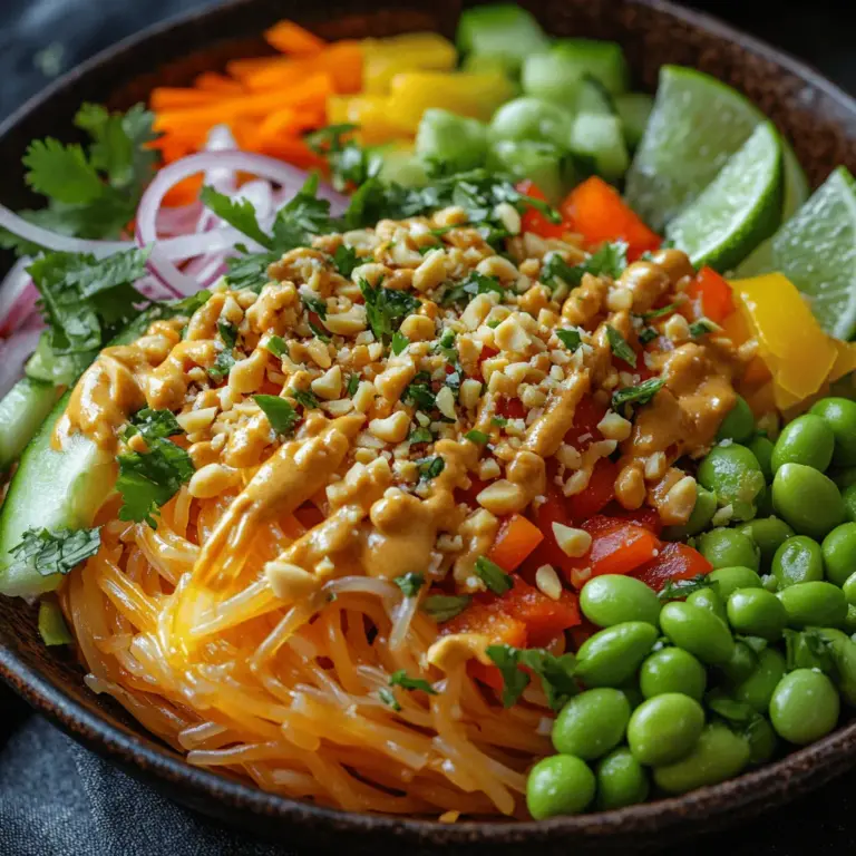 Thai cuisine is renowned for its vibrant flavors, aromatic spices, and an artful balance of ingredients that create a delightful culinary experience. From spicy curries to fragrant stir-fries, Thai food has garnered a significant following around the globe. One dish that perfectly encapsulates the freshness and zest of Thai cooking is the Cold Thai Peanut Noodle Salad. This delightful salad offers a combination of textures and flavors that is refreshing and satisfying, making it an ideal choice for warm weather or casual gatherings.