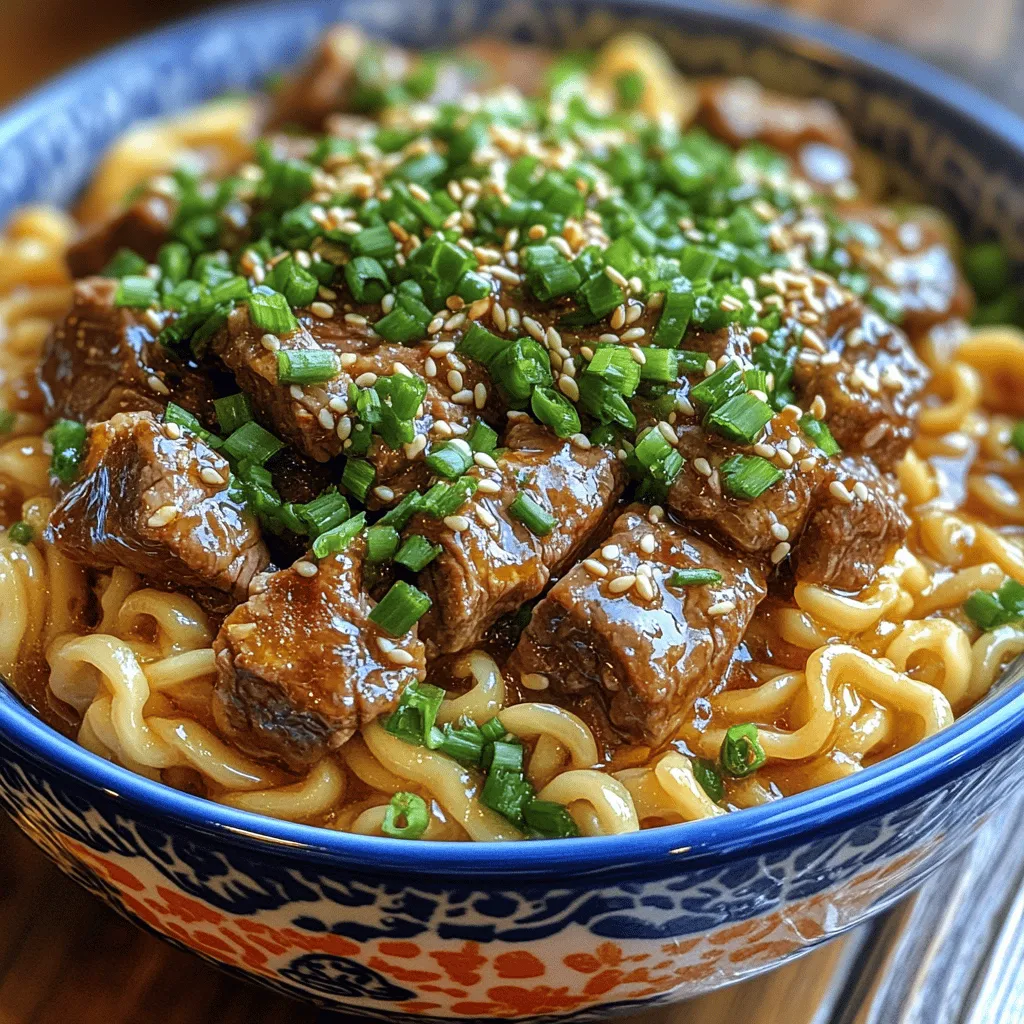 If you're looking for a dish that perfectly balances rich flavors with a quick and satisfying preparation, look no further than Garlic Butter Steak Lightning Noodles. This scrumptious recipe combines tender slices of steak with the delightful chewiness of noodles, all enveloped in a luscious garlic butter sauce. Perfect for busy weeknights or a cozy dinner party, this meal is not only delicious but also adaptable to suit a variety of occasions.