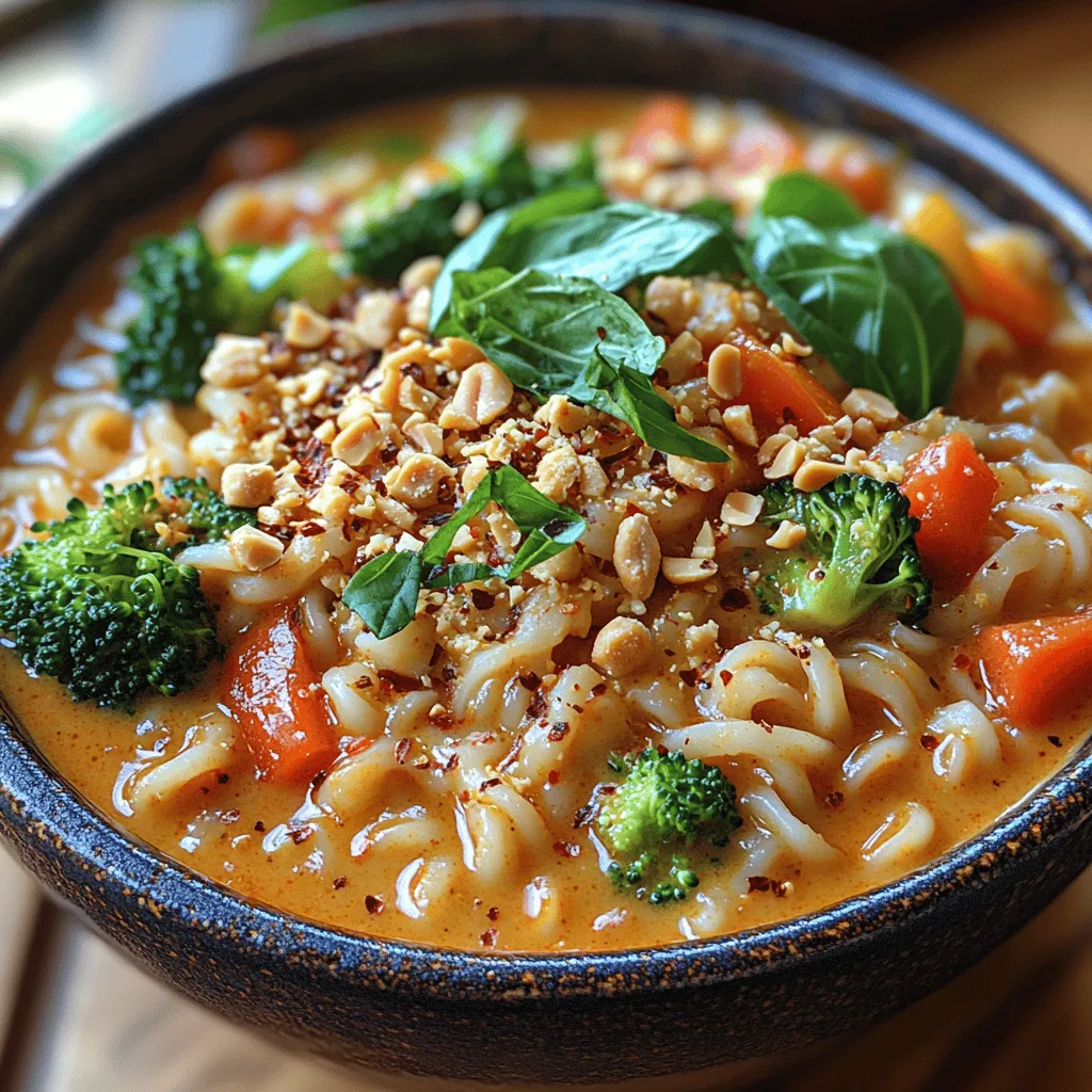 Spicy Thai Coconut Curry Noodles are not just a dish; they embody a delightful fusion of flavors, aromas, and textures that transport your taste buds straight to the vibrant streets of Thailand. This dish is an exquisite balance of spicy and creamy elements, featuring a rich coconut milk base infused with fragrant Thai red curry paste. Whether you’re a busy home cook looking for a quick meal or a culinary enthusiast eager to explore new flavors, these noodles provide a comforting and satisfying experience that’s hard to resist.