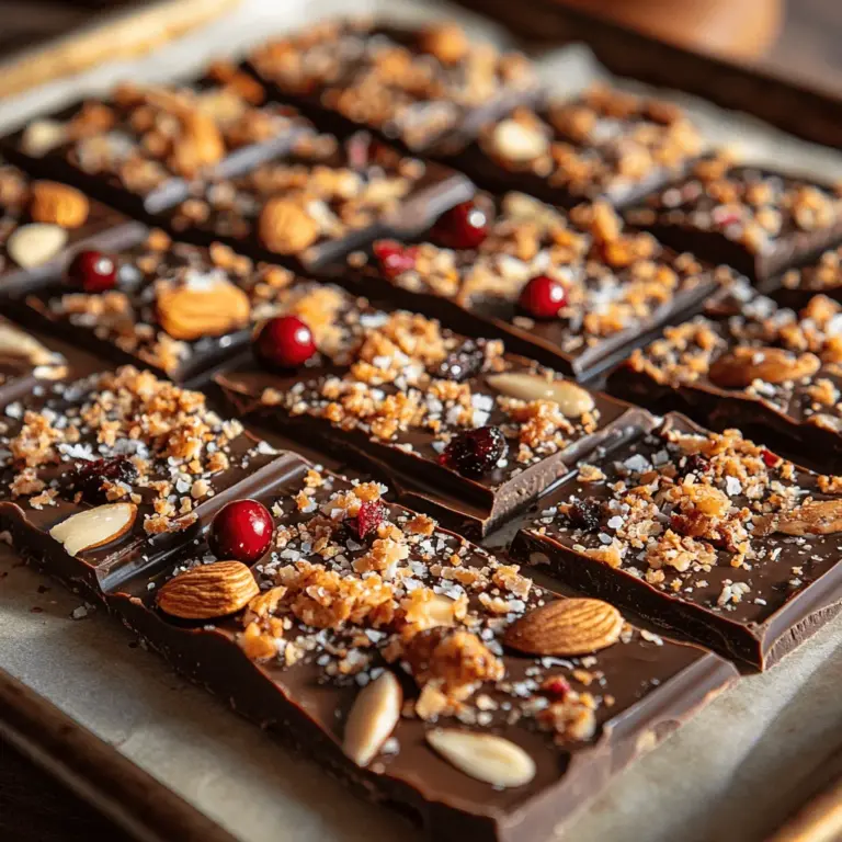 There’s something undeniably joyful about creating homemade treats. Whether it’s the gratifying process of mixing ingredients, the alluring aroma wafting through your kitchen, or the sheer delight of sharing your creations, making candies and snacks from scratch brings an unparalleled sense of fulfillment. One such treat that stands out for its simplicity and deliciousness is Toasted Coconut Chocolate Bark. This delectable snack combines the rich, indulgent flavor of dark chocolate with the nutty, crunchy texture of toasted coconut, resulting in a sweet yet sophisticated treat that’s perfect for any occasion.