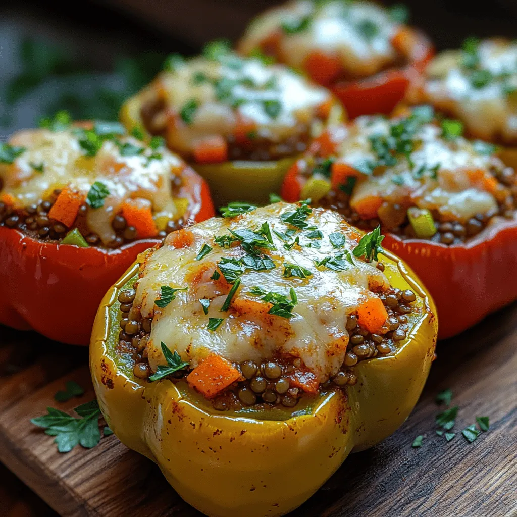 Stuffed peppers are an incredibly versatile and nutritious dish that has captured the hearts and palates of many home cooks and culinary enthusiasts alike. Their vibrant appearance and delightful combination of flavors make them a feast for the eyes and the taste buds. These delightful packets of goodness can be filled with various ingredients, but today we’re focusing on a healthful and colorful twist with our Colorful Lentil Delight Stuffed Peppers.