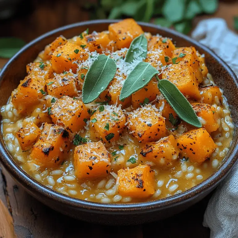 Roasted Butternut Squash Risotto, affectionately named "Golden Embrace," is a culinary masterpiece that harmonizes the earthy sweetness of butternut squash with the creamy richness of Arborio rice. This dish encapsulates the essence of autumn, making it a perfect centerpiece for family gatherings or cozy dinners. As the leaves change color and the air turns crisp, there’s something irresistibly comforting about a warm bowl of risotto, inviting you to relish the flavors of the season. In this article, we will dive into the origins of risotto, the health benefits of butternut squash, and provide a detailed step-by-step guide to crafting this delightful dish in your own kitchen.