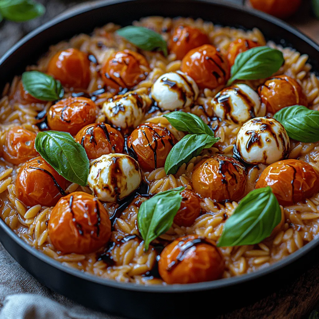 To create a truly exceptional Creamy Caprese Orzo, it's essential to understand the key ingredients that contribute to its flavor and texture. Each component plays a vital role in crafting the dish’s overall profile, while also providing nutritional benefits.