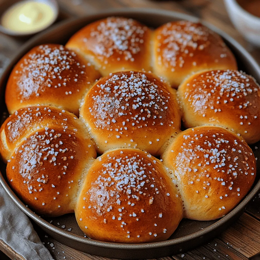 If you're in search of a delightful baking project that will impress your family and friends, look no further than pull-apart pretzel rolls. These soft, chewy rolls are a delightful twist on traditional pretzels, combining the satisfying texture of bread with the unique flavor profile that defines pretzel dough. The golden-brown crust and the soft, pillowy interior create an irresistible treat that can elevate any meal or serve as a delightful snack on its own.