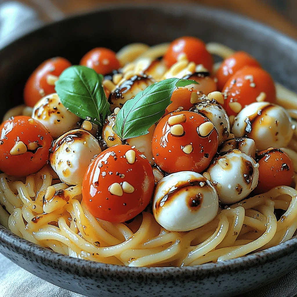 As the warm sun brings longer days and the allure of outdoor dining beckons, nothing satisfies quite like a refreshing dish that perfectly encapsulates the essence of summer. Enter the <strong>Chilled Caprese Pasta Delight</strong>, a vibrant and flavorful pasta salad that transforms the classic Caprese salad into a delightful, easy-to-prepare meal. This dish celebrates the bounty of seasonal ingredients, combining ripe tomatoes, fresh basil, creamy mozzarella, and perfectly cooked pasta into a harmonious medley of flavors and textures.” /></p>
</p>
<h3>Combining Ingredients: Techniques for Ensuring Even Distribution of Flavors</h3>
</p>
<p>To achieve a perfectly balanced Chilled Caprese Pasta Delight, the key lies in how you combine the ingredients. Begin by preparing your pasta according to package instructions, ensuring it is al dente. This texture allows the pasta to hold its shape and provides a satisfying bite. Once drained, rinse the pasta under cold water to stop the cooking process and cool it down quickly.</p>
</p>
<p>Next, transfer the cooled pasta to a large mixing bowl. Add your diced tomatoes, fresh mozzarella balls, and chopped basil. To ensure an even distribution of flavors, gently toss the ingredients together using a spatula or large spoon. Avoid vigorous mixing, which can cause the mozzarella to break apart and the tomatoes to release excess juice, making the dish soggy.</p>
</p>
<p>For the dressing, whisk together olive oil, balsamic vinegar, salt, and pepper in a separate bowl before drizzling it over the pasta mixture. This method ensures that the dressing coats each ingredient evenly. After combining, let the salad sit for about 10 minutes; this allows the flavors to meld together beautifully.</p>
</p>
<h3>Chilling the Salad: The Science Behind Chilling and How It Enhances Flavor Melding</h3>
</p>
<p>Chilling your Chilled Caprese Pasta Salad is not just a matter of temperature; it’s a crucial step that enhances the dish’s flavor profile. When the salad is chilled, the flavors from the dressing and fresh ingredients have time to penetrate the pasta and other components, resulting in a harmonious blend of tastes.</p>
</p>
<p>From a scientific perspective, chilling slows down the movement of molecules, which can enhance the perception of flavor. Cold temperatures can also dull any overly sharp tastes, allowing the sweet tomatoes and creamy mozzarella to shine through. Aim to chill the salad for at least 30 minutes in the refrigerator before serving. This period allows for optimal flavor melding, creating a refreshing dish perfect for hot summer days.</p>
</p>
<h3>Serving Suggestions: Creative Ways to Present the Dish for Maximum Visual Appeal</h3>
</p>
<p>Presentation plays a significant role in the dining experience, and your Chilled Caprese Pasta Delight deserves to shine on the table. Start by serving the salad in a large, shallow bowl or platter to create an inviting display.</p>
</p>
<p>For an elegant touch, consider layering the ingredients. Start with a base of pasta, followed by a layer of tomatoes, mozzarella, and basil. Drizzle some additional balsamic reduction over the top for a glossy finish, and sprinkle with freshly cracked black pepper.</p>
</p>
<p>You can also serve the salad in individual portions using mason jars or glass cups. This not only makes for a charming presentation but also allows guests to see the colorful layers of ingredients. Accompany the dish with a sprig of basil on top or edible flowers for an extra pop of color.</p>
</p>
<h3>Flavor Profiles and Pairing Suggestions</h3>
</p>
<h4>Breakdown of the Flavor Profile: Sweet, Salty, and Umami Elements in the Dish</h4>
</p>
<p>The Chilled Caprese Pasta Delight is a symphony of flavors that come together to create a delightful dining experience. The sweetness of ripe tomatoes balances beautifully with the creaminess of mozzarella. Fresh basil adds a hint of peppery freshness, while the olive oil and balsamic vinegar contribute a rich, savory depth.</p>
</p>
<p>The umami notes from the cheese and tomatoes provide a satisfying taste, making each bite enjoyable. The use of high-quality ingredients enhances these flavor profiles, so opt for fresh, locally sourced produce whenever possible.</p>
</p>
<h4>Suggestions for Complementary Side Dishes or Beverages</h4>
</p>
<p>To elevate your meal, consider pairing the Chilled Caprese Pasta Salad with complementary side dishes. A simple arugula salad with a lemon vinaigrette can provide a peppery contrast, while crusty artisan bread with garlic butter makes for a delightful addition.</p>
</p>
<p>For beverages, chilled white wine, such as a Sauvignon Blanc or Pinot Grigio, pairs excellently with this dish. Alternatively, a refreshing iced tea or flavored sparkling water can keep the meal light and invigorating.</p>
</p>
<h4>Seasonal Variations: Introducing Different Vegetables or Proteins</h4>
</p>
<p>One of the beauties of pasta salads is their adaptability to the seasons. Feel free to incorporate other vegetables such as bell peppers, zucchini, or even grilled corn during the summer months. In the fall, roasted butternut squash or Brussels sprouts can add warmth and heartiness to your dish.</p>
</p>
<p>For added protein, consider tossing in grilled chicken, shrimp, or chickpeas, making it a more substantial meal suitable for lunch or dinner.</p>
</p>
<h3>Tips for Customization and Variations</h3>
</p>
<h4>Ideas for Making the Dish Vegan or Gluten-Free</h4>
</p>
<p>For those looking to make the Chilled Caprese Pasta Delight vegan, simply replace the mozzarella with a plant-based cheese alternative or omit it entirely. You can enhance the creaminess by adding avocado or a homemade cashew cream.</p>
</p>
<p>To create a gluten-free version, substitute traditional pasta with gluten-free pasta made from quinoa, brown rice, or chickpeas. The textures may vary slightly, but the flavors will remain delightful.</p>
</p>
<h4>Substituting Ingredients Based on Dietary Restrictions or Preferences</h4>
</p>
<p>Feel free to customize the recipe based on dietary restrictions or personal preferences. If you’re avoiding dairy, consider using nutritional yeast sprinkled over the top for a cheesy flavor. For those watching their salt intake, opt for low-sodium olives instead of mozzarella, or use a light drizzle of lemon juice to enhance flavor without extra sodium.</p>
</p>
<h4>Seasonal Variations: Incorporating Other Fresh Ingredients Based on Availability</h4>
</p>
<p>Take advantage of seasonal produce to keep your Chilled Caprese Pasta Salad vibrant and fresh. In the summer, fresh zucchini, corn, or radishes can add crunch and color. During autumn, consider adding roasted sweet potatoes or kale to create a heartier dish. This flexibility not only keeps the salad exciting but also allows you to utilize what’s locally available.</p>
</p>
<h3>Health Benefits of Chilled Caprese Pasta</h3>
</p>
<h4>Overview of the Nutritional Aspects of the Dish</h4>
</p>
<p>The Chilled Caprese Pasta Delight is not just a treat for the taste buds; it also boasts a variety of health benefits. The primary ingredients—pasta, tomatoes, mozzarella, and basil—offer an array of nutrients. Whole grain pasta can provide fiber, which is essential for digestive health, while tomatoes are rich in vitamins C and K, as well as antioxidants like lycopene.</p>
</p>
<h4>Discussing the Balance of Macronutrients: Carbs, Proteins, and Fats</h4>
</p>
<p>This dish is well-balanced in terms of macronutrients, making it a wholesome choice. The pasta provides complex carbohydrates for energy, mozzarella contributes protein for muscle repair and growth, and olive oil adds healthy fats that support heart health.</p>
</p>
<p>For a balanced meal, aim for a ratio of 50% carbohydrates, 30% fats, and 20% proteins. Adjusting the ingredients can help cater to specific dietary goals, making the salad suitable for various lifestyles.</p>
</p>
<h4>Potential Health Benefits from Fresh, Whole Ingredients</h4>
</p>
<p>Utilizing fresh, whole ingredients in your Chilled Caprese Pasta not only enhances flavor but also maximizes nutritional benefits. Fresh vegetables are packed with vitamins and minerals that support overall health, while the healthy fats in olive oil can improve cholesterol levels and reduce inflammation.</p>
</p>
<p>By making this pasta salad with nutrient-rich ingredients, you can indulge guilt-free while nourishing your body.</p>
</p>
<h3>The Role of Pasta Salads in Culinary Traditions</h3>
</p>
<h4>Historical Context of Pasta Salads in Different Cultures</h4>
</p>
<p>Pasta salads have a rich history across various cultures, evolving from simple recipes to elaborate dishes enjoyed worldwide. Originating in Italy, pasta salads were traditionally made with leftover pasta and seasonal vegetables, embodying the Italian philosophy of minimizing waste while celebrating fresh produce.</p>
</p>
<p>As pasta salads gained popularity, they adapted to local tastes and traditions, resulting in unique regional variations.</p>
</p>
<h4>The Evolution of Pasta Salads and Their Popularity in Modern Cuisine</h4>
</p>
<p>In contemporary cuisine, pasta salads have transformed into versatile dishes, often served at gatherings, picnics, and barbecues. Their adaptability and ease of preparation make them a favorite choice for home cooks and professional chefs alike.</p>
</p>
<p>With the rise of dietary consciousness, pasta salads have also become a canvas for creative expression, allowing for diverse ingredients that cater to health trends and personal preferences.</p>
</p>
<h4>Exploring Regional Variations of Pasta Salads Around the World</h4>
</p>
<p>From the classic Italian Caprese to the American-style pasta salad loaded with vegetables and dressings, regional variations abound. French pasta salads often incorporate vinaigrette and fresh herbs, while Asian pasta salads might feature sesame oil and soy sauce for a unique twist. Each variation tells a story about the culture and ingredients of its origin, enriching the culinary landscape.</p>
</p>
<h3>Conclusion</h3>
</p>
<p>In summary, the Chilled Caprese Pasta Delight is the quintessential summer dish, combining fresh ingredients and vibrant flavors into a satisfying meal perfect for warm weather. Its versatility allows for endless customization, making it suitable for various dietary needs and preferences while celebrating seasonal produce.</p>
</p>
<p>Embrace the joy of cooking with fresh ingredients, and let this delightful pasta salad inspire your culinary creativity. Whether served at a summer gathering or as a quick weeknight dinner, this dish is sure to impress and satisfy. With its balance of flavors, health benefits, and beautiful presentation, the Chilled Caprese Pasta Delight is a dish that truly celebrates the essence of summer.</p>
</div>