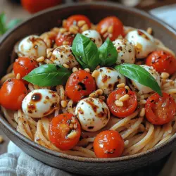 As the warm sun brings longer days and the allure of outdoor dining beckons, nothing satisfies quite like a refreshing dish that perfectly encapsulates the essence of summer. Enter the Chilled Caprese Pasta Delight, a vibrant and flavorful pasta salad that transforms the classic Caprese salad into a delightful, easy-to-prepare meal. This dish celebrates the bounty of seasonal ingredients, combining ripe tomatoes, fresh basil, creamy mozzarella, and perfectly cooked pasta into a harmonious medley of flavors and textures.