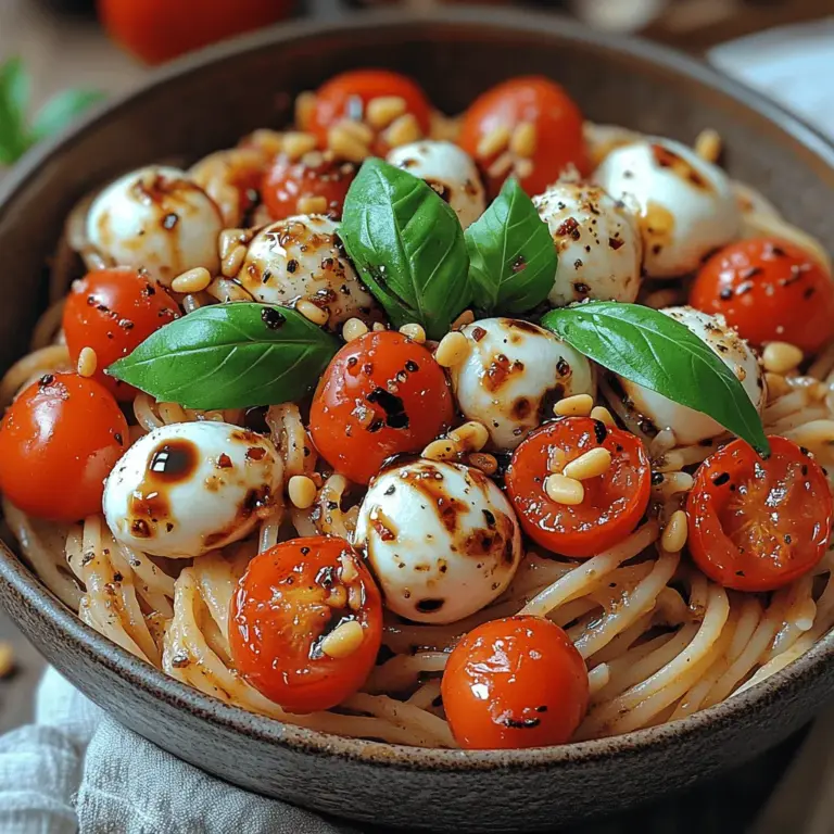 As the warm sun brings longer days and the allure of outdoor dining beckons, nothing satisfies quite like a refreshing dish that perfectly encapsulates the essence of summer. Enter the Chilled Caprese Pasta Delight, a vibrant and flavorful pasta salad that transforms the classic Caprese salad into a delightful, easy-to-prepare meal. This dish celebrates the bounty of seasonal ingredients, combining ripe tomatoes, fresh basil, creamy mozzarella, and perfectly cooked pasta into a harmonious medley of flavors and textures.