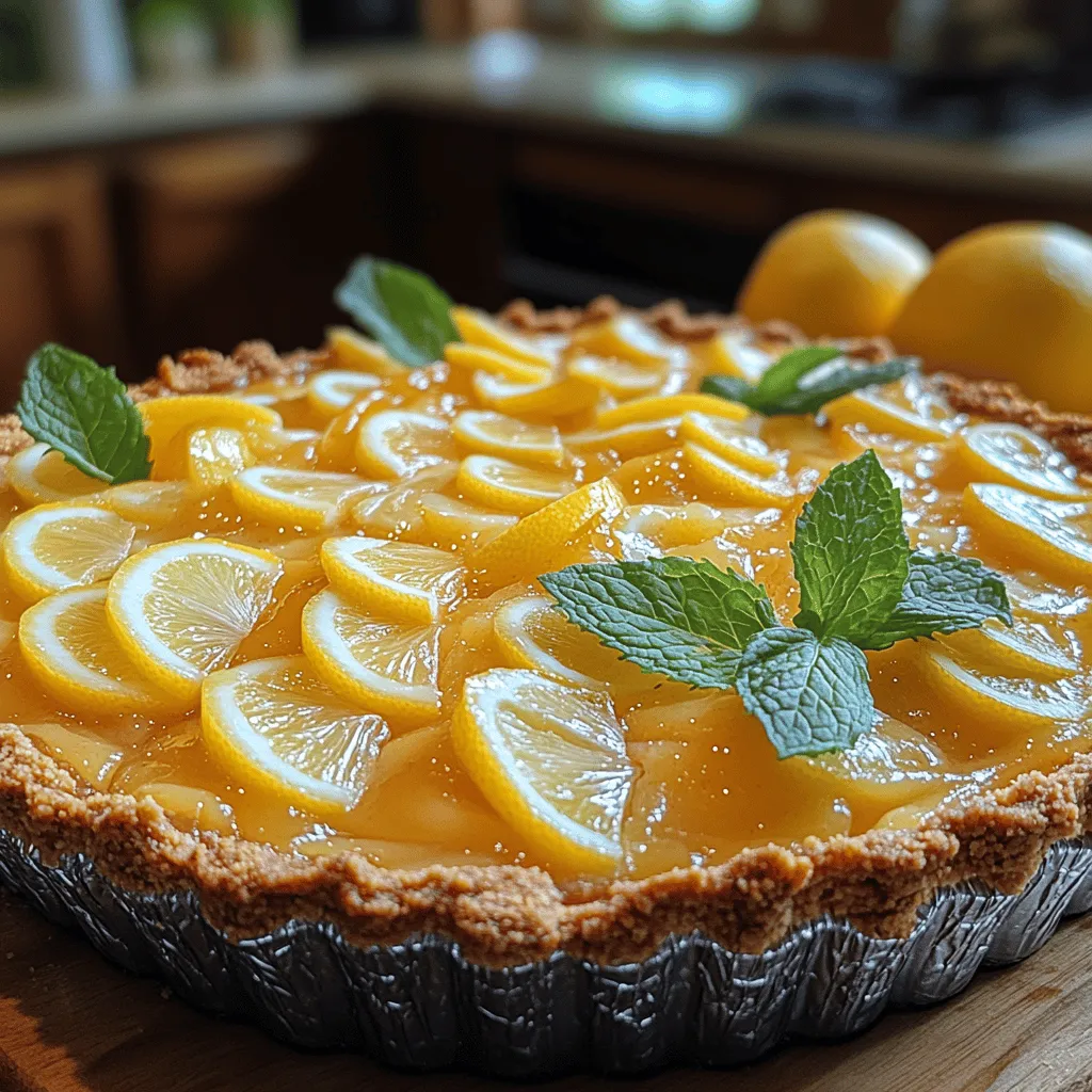 As the summer sun blazes down and temperatures rise, there's nothing more satisfying than a refreshing dessert to help you cool off. Summer desserts often evoke thoughts of light, fruity flavors and a creamy texture, making them the perfect way to end a hot day. Among the myriad of options available, the Zesty Frozen Lemonade Bliss Pie stands out as a quintessential summer treat. This delightful pie combines the tangy brightness of fresh lemons with a creamy, dreamy filling, all nestled in a crisp graham cracker crust. It’s a dessert that encapsulates the essence of summer, offering a zesty, sweet, and refreshing twist that’s bound to impress.