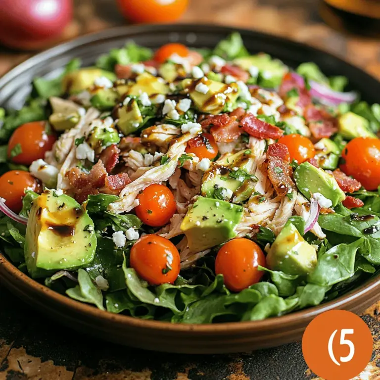 To truly appreciate the Savory Chicken Bacon Avocado Salad, it’s essential to understand the key ingredients that make this dish so special. Each component plays a vital role in contributing flavor, texture, and nutritional value. Let’s delve deeper into these ingredients.