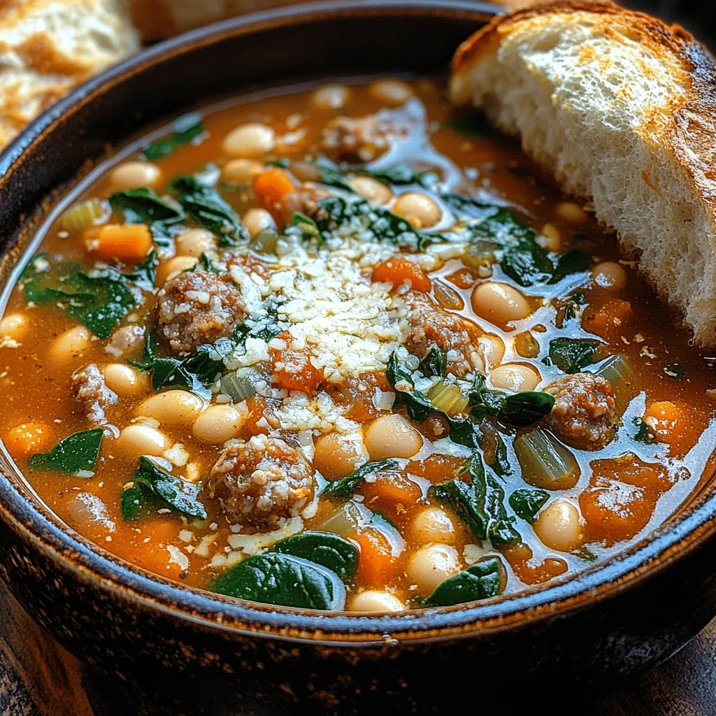When the chill of winter settles in or the rain starts to pour, there’s nothing quite as comforting as a steaming bowl of soup. Hearty Italian Sausage & Spinach Soup is not just a meal; it’s a warm embrace in a bowl, packed with flavor, nutrition, and the essence of Italian home cooking. This delightful dish brings together robust Italian sausage, vibrant greens, and a medley of vegetables, creating a nourishing recipe that is perfect for any season.