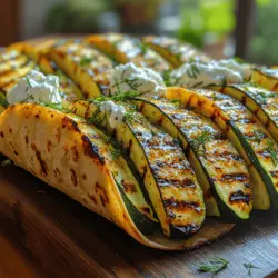 To truly appreciate the Zesty Grilled Zucchini Feta Wraps, it’s important to understand the key components that make this dish both nutritious and flavorful. Each ingredient plays a crucial role, contributing to the overall taste and health benefits of the wraps.