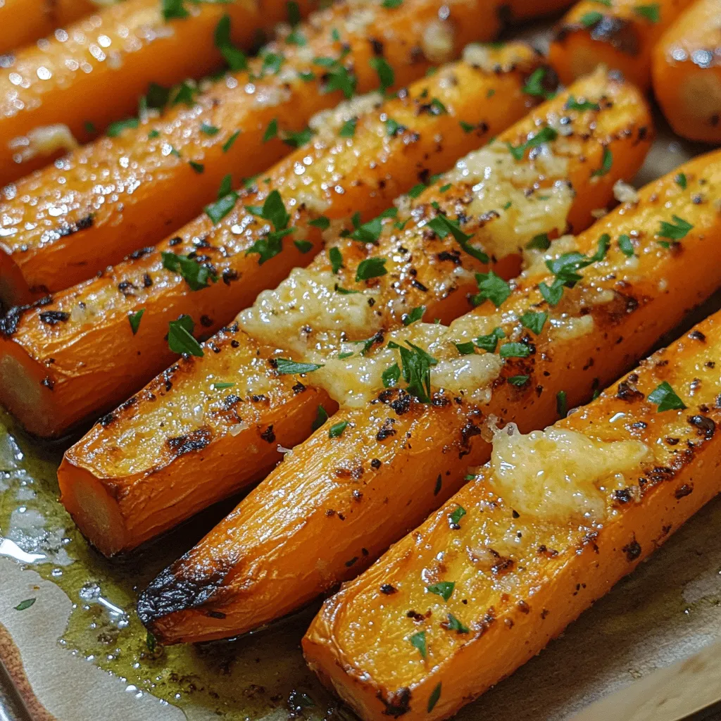 Sizzling Garlic Parmesan Roasted Carrots are not just a side dish; they are a vibrant celebration of color, flavor, and nutrition that can elevate any meal. Whether you're preparing a simple weeknight dinner or hosting a festive gathering, these roasted carrots will add a delightful crunch and savory depth to your plate. The appeal of this dish lies in its ability to transform humble carrots into a gourmet experience, showcasing how a few simple ingredients can create a dish that is both visually stunning and mouthwateringly delicious.