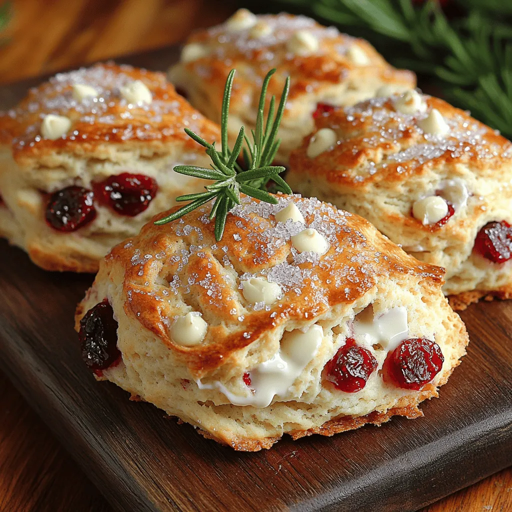 To create the perfect Festive Cranberry White Chocolate Scones, it's essential to understand the role of each ingredient. Here, we break down the key components that make these scones a delightful treat.
