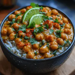 Welcome to the vibrant world of Spicy Chickpea Delight Curry, a dish that not only tantalizes the taste buds but also nourishes the body. This delightful curry is a perfect embodiment of comfort food that is both hearty and healthy, making it a favorite among food lovers around the globe. With its rich blend of spices and creamy texture, this dish offers an inviting experience that even the most discerning palates will appreciate.