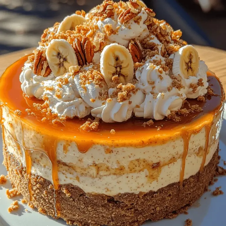 Banana Pudding Crunch Cheesecake is a delightful fusion of two beloved desserts that brings comfort and joy to any gathering. This recipe combines the rich creaminess of cheesecake with the nostalgic flavors of banana pudding, topped with a crunchy finish that adds an irresistible texture. Perfect for birthdays, holidays, or a weekend treat, this cheesecake promises to impress your family and friends with its layered complexity and delicious taste. In this article, we will explore the ingredients, preparation steps, and tips for creating this delicious dessert, ensuring you have all the guidance needed to bake your own Banana Pudding Crunch Cheesecake.