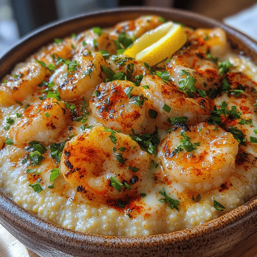 Delve into the rich culinary tradition of the South with a dish that perfectly balances flavor and comfort: Shrimp & Grits Bliss. This delightful recipe showcases tender shrimp sautéed in garlic butter, served over a bed of creamy, cheesy grits. It’s not just a meal; it’s an experience that brings warmth to your table and satisfaction to your palate. Whether you're serving it for a special occasion or a cozy weeknight dinner, this dish is sure to impress. In this post, we’ll explore the origins of shrimp and grits, break down the recipe step-by-step, and highlight the ingredients that make this dish a true masterpiece.