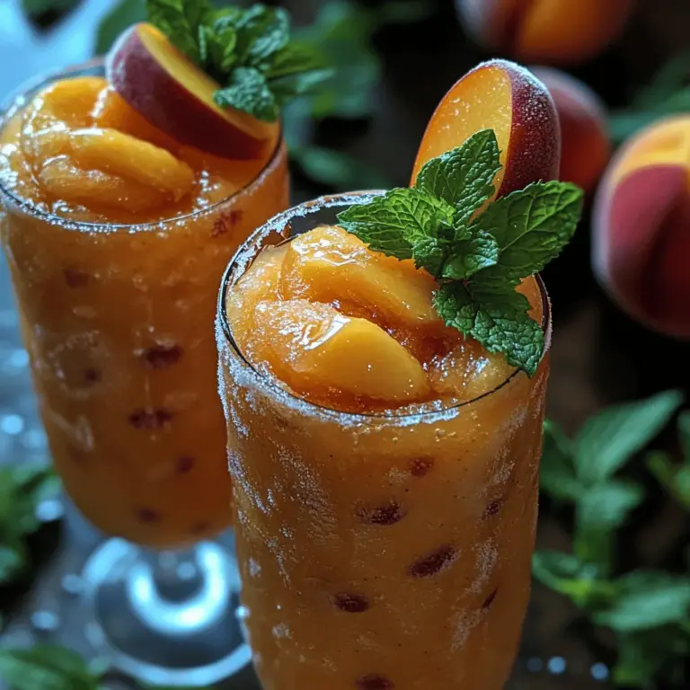 As the sun blazes down and the temperatures rise, nothing quenches your thirst quite like a refreshing slushie. These icy beverages have become synonymous with summer, providing a delightful respite from the heat. Whether enjoyed at a beachside bar or crafted at home, slushies offer a playful twist on traditional drinks, making them a favorite for gatherings, picnics, or simply a relaxing day by the pool. Among the myriad of slushie creations, the Peachy Frozen Bellini Bliss Slushies stand out as an irresistible option, combining the classic flavors of a Bellini cocktail with the fun, frosty texture of a slushie.