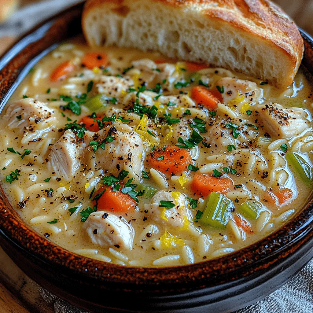 The foundation of any great soup lies in its ingredients, and the Zesty Creamy Lemon Chicken Orzo Soup is no exception. Let's delve into the key components that make this dish not only flavorful but also nutritious.