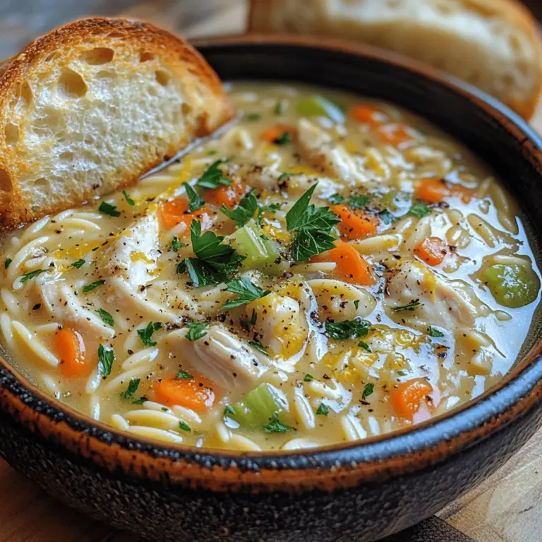 The foundation of any great soup lies in its ingredients, and the Zesty Creamy Lemon Chicken Orzo Soup is no exception. Let's delve into the key components that make this dish not only flavorful but also nutritious.