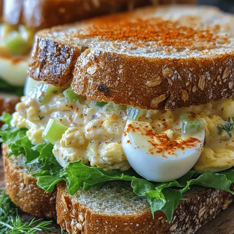 Egg salad sandwiches have long been a beloved staple in many households, celebrated for their delightful creaminess and satisfying texture. Whether enjoyed as a quick lunch, a picnic treat, or a party favorite, these sandwiches offer a versatile option that appeals to a wide range of palates. Their simplicity belies a world of flavor possibilities, making them an enduring favorite among both novice cooks and seasoned chefs.