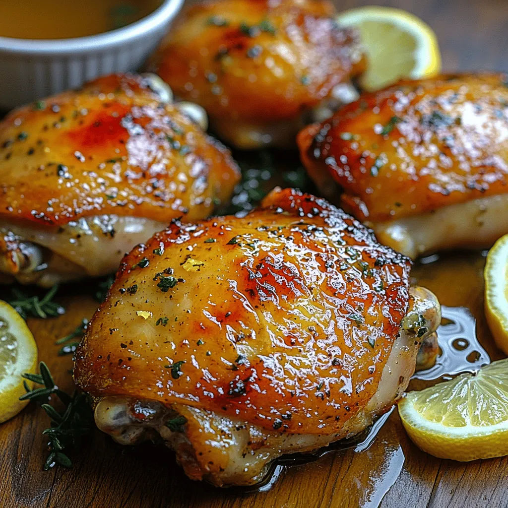 Are you looking to elevate your dinner game with a dish that bursts with flavor and is easy to prepare? Look no further than Zesty Lemon Herb Roasted Chicken Thighs. This recipe is not just a meal; it’s a culinary experience that combines the bright, tangy notes of fresh lemons with an aromatic blend of herbs. The result is a succulent chicken dish that can steal the spotlight at any occasion, whether it's a weeknight dinner, a special family gathering, or a casual weekend barbecue.