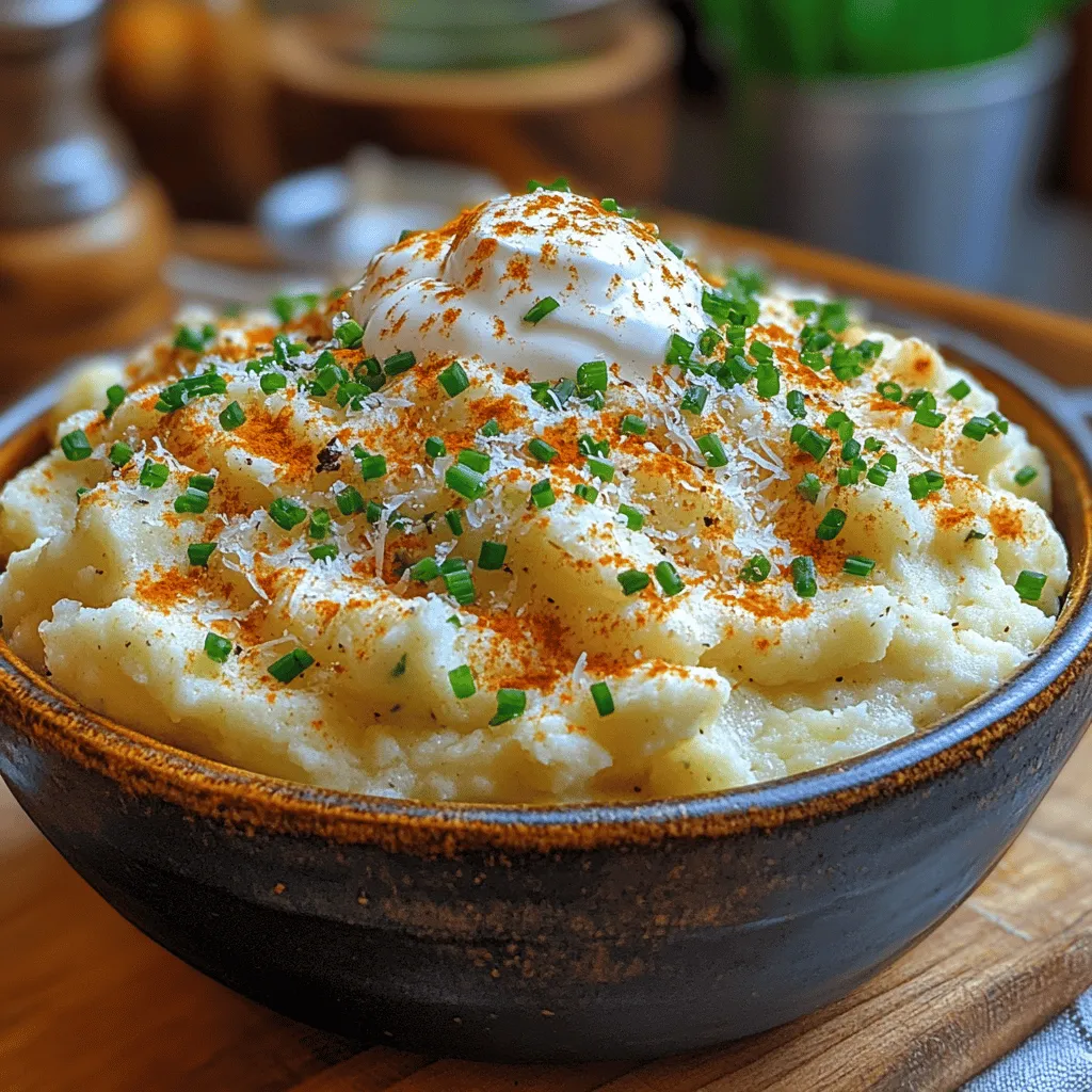 In recent years, cauliflower has surged in popularity within the realm of healthy eating, transforming from a humble vegetable to a star ingredient in many kitchens. This versatile cruciferous vegetable is celebrated for its ability to serve as a low-carb alternative to traditional favorites. In particular, <strong>Creamy Garlic Mashed Cauliflower</strong> has emerged as a delightful substitute for mashed potatoes, offering a creamy texture and robust flavor profile that satisfies both the palate and dietary needs.” /></p>
</p>
<h3>Nutritional Information and Dietary Fit</h3>
</p>
<p>Creamy garlic mashed cauliflower serves as a nutritious alternative to traditional mashed potatoes. Each serving of this delightful dish contains approximately 90 calories, which is significantly lower than the average 200 calories found in a similar serving of classic mashed potatoes made with butter and cream. Here’s a breakdown of the macros for creamy garlic mashed cauliflower:</p>
</p>
<p>– <strong>Calories</strong>: 90</p>
<p>– <strong>Carbohydrates</strong>: 15 grams</p>
<p>– <strong>Proteins</strong>: 4 grams</p>
<p>– <strong>Fats</strong>: 2 grams</p>
</p>
<p>In addition to being low in calories, this dish is also rich in vitamins and minerals. Cauliflower is particularly high in vitamins C and K, while also providing B vitamins such as B6. The dietary fiber content helps support digestive health and contributes to a feeling of fullness, making it a great option for those watching their weight.</p>
</p>
<h4>Comparison with Traditional Mashed Potatoes</h4>
</p>
<p>When comparing creamy garlic mashed cauliflower to traditional mashed potatoes, the nutritional advantages become evident. Traditional mashed potatoes typically contain higher carbohydrate levels, with about 30 grams per serving. While potatoes do offer their own set of nutrients, such as potassium and vitamin C, they fall short in fiber content compared to cauliflower. Furthermore, the creamy garlic mashed cauliflower is gluten-free and can easily be adapted to suit various dietary needs, making it an excellent choice for anyone looking to maintain a balanced diet.</p>
</p>
<h3>Dietary Compatibility</h3>
</p>
<p>This dish fits perfectly into various dietary plans, including:</p>
</p>
<p>– <strong>Keto</strong>: With its low carbohydrate content, creamy garlic mashed cauliflower is an excellent side dish for those following a ketogenic diet, allowing them to enjoy a creamy texture without the excess carbs.</p>
</p>
<p>– <strong>Paleo</strong>: The ingredients in this recipe align with the principles of a paleo diet, as they focus on whole foods and avoid processed ingredients.</p>
</p>
<p>– <strong>Vegetarian/Vegan</strong>: This dish can easily be adapted to fit vegetarian and vegan diets by substituting traditional cream with plant-based alternatives, such as almond or coconut milk. Additionally, nutritional yeast can be added for a cheesy flavor without dairy.</p>
</p>
<h3>Serving Suggestions</h3>
</p>
<p>Creamy garlic mashed cauliflower is incredibly versatile and pairs beautifully with a variety of main dishes. Here are some serving suggestions to elevate your dining experience:</p>
</p>
<p>– <strong>With Grilled Chicken</strong>: The creamy texture complements the charred flavors of grilled chicken, making it a perfect side for summer barbecues or casual weeknight dinners.</p>
</p>
<p>– <strong>Roasted Vegetables</strong>: Serve alongside a medley of roasted vegetables for a wholesome, colorful plate that offers a range of nutrients and flavors.</p>
</p>
<p>– <strong>As a Base for Sauces</strong>: This dish serves as an excellent canvas for various toppings and sauces. Consider serving it topped with mushroom gravy for an earthy depth, or sautéed greens for a pop of color and nutrition.</p>
</p>
<h4>Presentation Tips</h4>
</p>
<p>To wow your guests during family dinners or gatherings, consider these presentation tips:</p>
</p>
<p>– <strong>Garnish</strong>: Sprinkle fresh herbs such as parsley or chives on top for a burst of color.</p>
</p>
<p>– <strong>Serving Dish</strong>: Use a decorative bowl or dish to serve the mashed cauliflower, and consider drizzling a bit of olive oil or melted butter over the top for visual appeal.</p>
</p>
<p>– <strong>Layering</strong>: For a more sophisticated presentation, layer the creamy mashed cauliflower with sautéed greens or roasted cherry tomatoes for a multi-dimensional dish that looks as good as it tastes.</p>
</p>
<h3>Variations of the Recipe</h3>
</p>
<p>One of the great things about creamy garlic mashed cauliflower is its adaptability. Here are some variations to explore different flavor profiles:</p>
</p>
<p>– <strong>Herb Infusion</strong>: Incorporating fresh herbs such as thyme or rosemary can add a fragrant note that elevates the dish. Simply stir in finely chopped herbs during the mixing process.</p>
</p>
<p>– <strong>Spice It Up</strong>: Experiment with spices like nutmeg or paprika for a unique twist. A dash of nutmeg can lend warmth, while smoked paprika adds a hint of smokiness.</p>
</p>
<p>– <strong>Cheese Additions</strong>: For an extra cheesy flavor, consider adding grated Parmesan or a plant-based cheese for a vegan option. This can enhance the creaminess and depth of flavor.</p>
</p>
<p>– <strong>Adjustments for Dietary Needs</strong>: If you’re looking to keep the dish vegan or lactose-free, ensure to use plant-based milk and skip any dairy cheese. Creamy garlic mashed cauliflower can still maintain its rich texture and flavor without traditional dairy products.</p>
</p>
<h3>The Benefits of Cauliflower in Your Diet</h3>
</p>
<p>Incorporating cauliflower into your meals offers numerous health benefits. This cruciferous vegetable is packed with nutrients while being low in calories:</p>
</p>
<p>– <strong>Vitamins</strong>: Cauliflower is an excellent source of vitamins C and K, which play vital roles in boosting the immune system and promoting bone health, respectively. It also contains B vitamins that are essential for energy metabolism.</p>
</p>
<p>– <strong>High Fiber</strong>: Cauliflower is high in fiber, making it a fantastic choice for digestive health. Fiber helps to maintain regularity and can contribute to a feeling of fullness, which is beneficial for weight management.</p>
</p>
<p>– <strong>Low-Calorie, Nutrient-Dense</strong>: Cauliflower is low in calories yet packed with nutrients, making it an ideal food choice for those looking to lose weight without sacrificing nutrition.</p>
</p>
<p>– <strong>Anti-Inflammatory Properties</strong>: The antioxidants present in cauliflower may help reduce inflammation in the body, contributing to overall health and well-being.</p>
</p>
<p>Reducing carbohydrate intake and increasing vegetable consumption can have significant health benefits, including improved blood sugar levels and better weight management. By incorporating dishes like creamy garlic mashed cauliflower into your diet, you can enjoy tasty meals while boosting your nutritional intake.</p>
</p>
<h3>Conclusion</h3>
</p>
<p>Creamy garlic mashed cauliflower stands out as a delicious and healthy alternative to traditional mashed potatoes. Its rich flavors, creamy texture, and lower calorie count make it a fantastic choice for anyone seeking to enjoy a comforting side dish without the guilt. This versatile dish can easily be customized to fit various dietary needs, making it a staple for family meals.</p>
</p>
<p>We encourage you to experiment with this recipe, trying out different herbs, spices, and presentation styles to make it your own. By incorporating more vegetables like cauliflower into your diet, you can enhance your overall health and well-being. Enjoy this delightful dish not just as a side but as a testament to the endless possibilities of healthy cooking.</p>
</div>